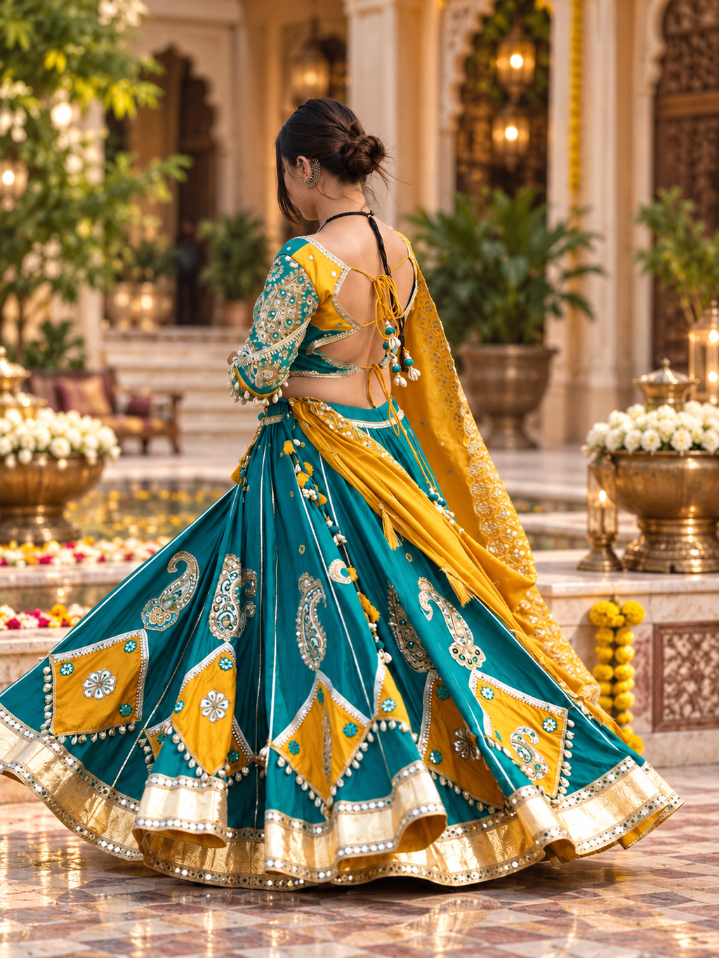 Teal & Gold Elegance