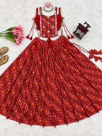 Crimson Lehenga Choli