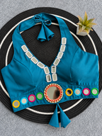 Cotton Neck Blouse