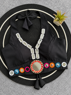 Cotton Neck Blouse