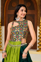 Emerald Mehfil Lehenga