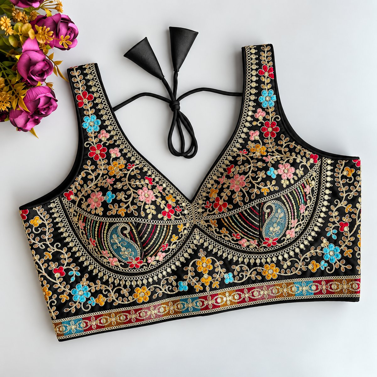 Roman Embroidery Blouse