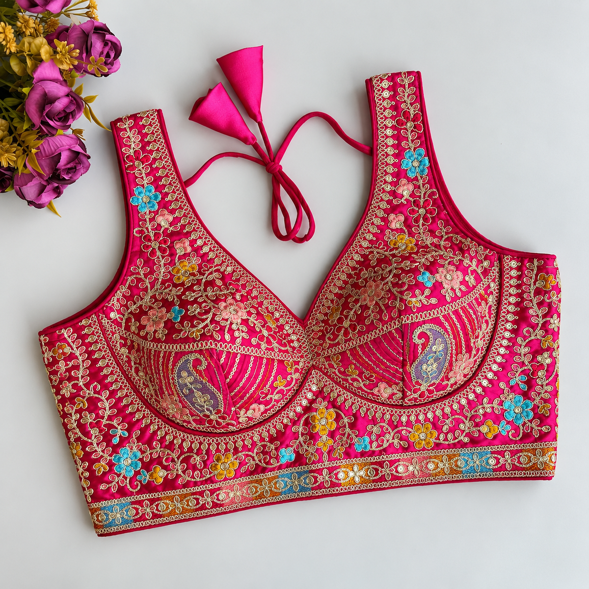 Roman Embroidery Blouse