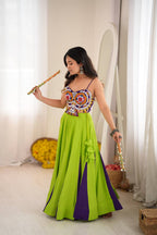 Green Glamour Lehanga