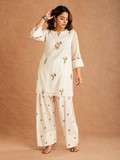 Ivory Embroidered