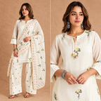 Ivory Embroidered