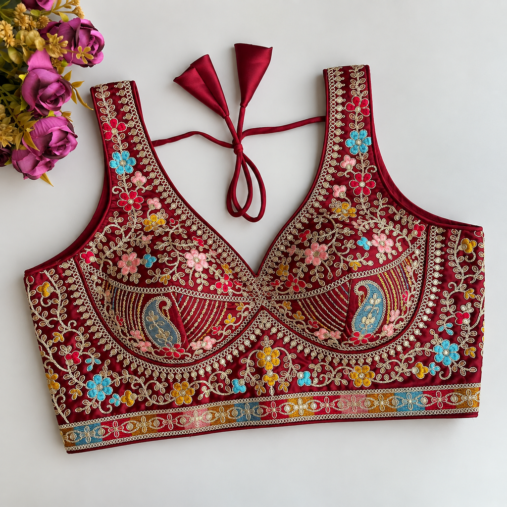 Roman Embroidery Blouse