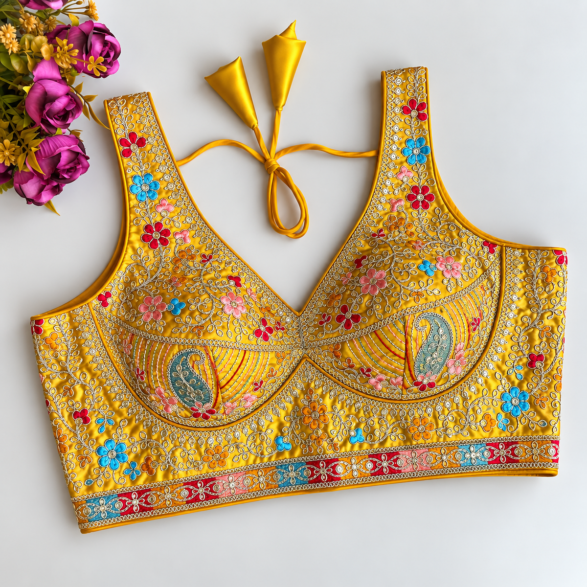 Roman Embroidery Blouse