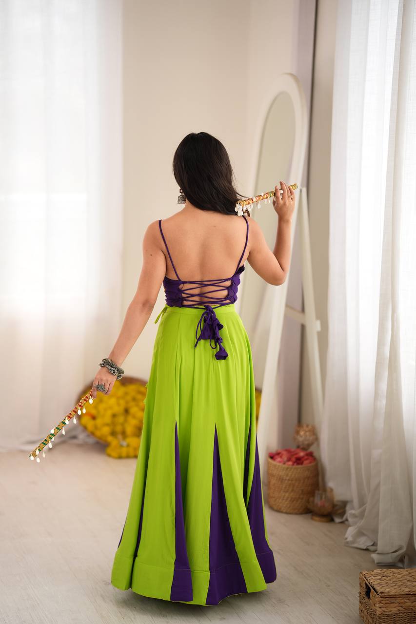 Green Glamour Lehanga