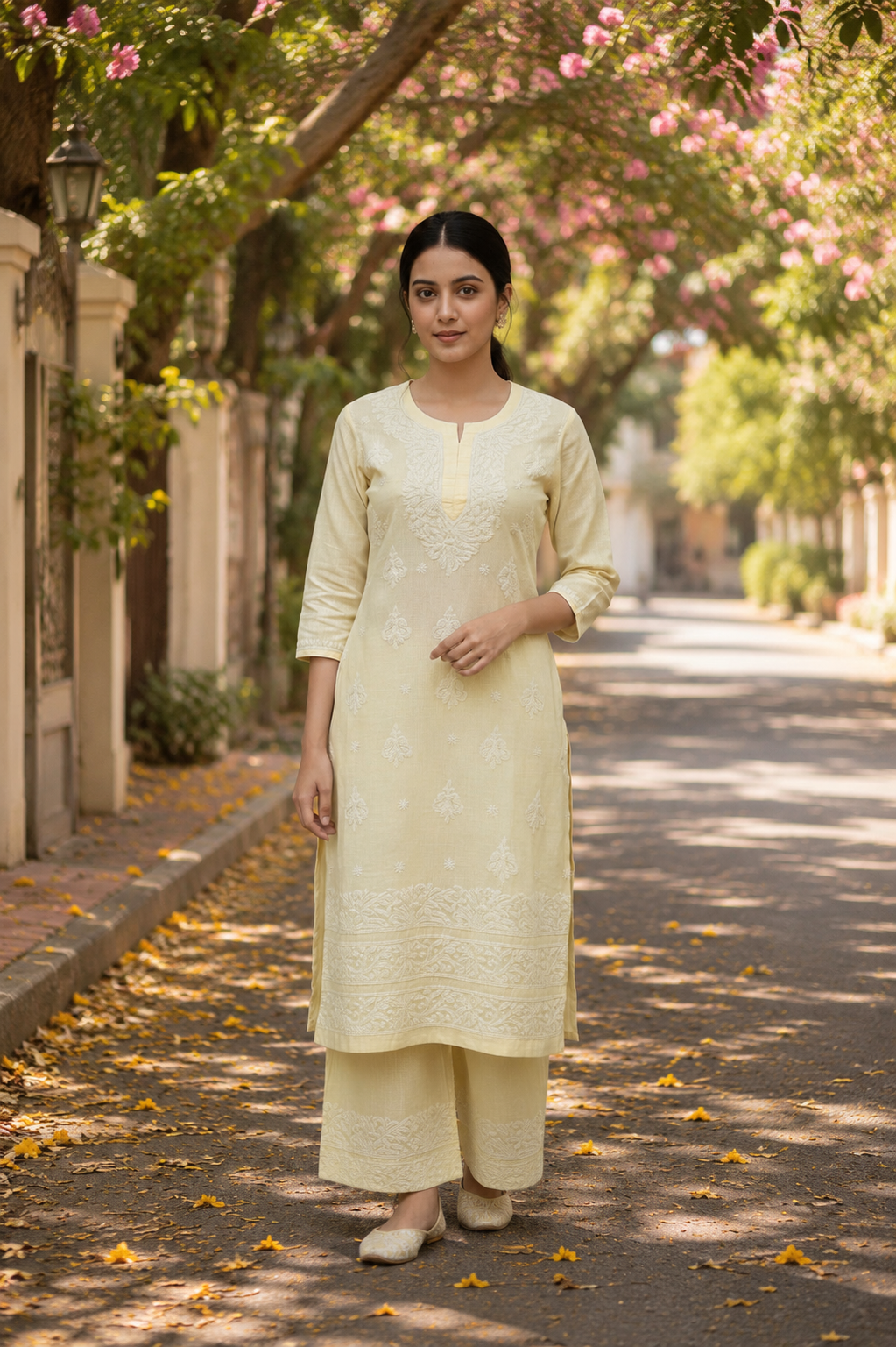 Noor Chikankari Set