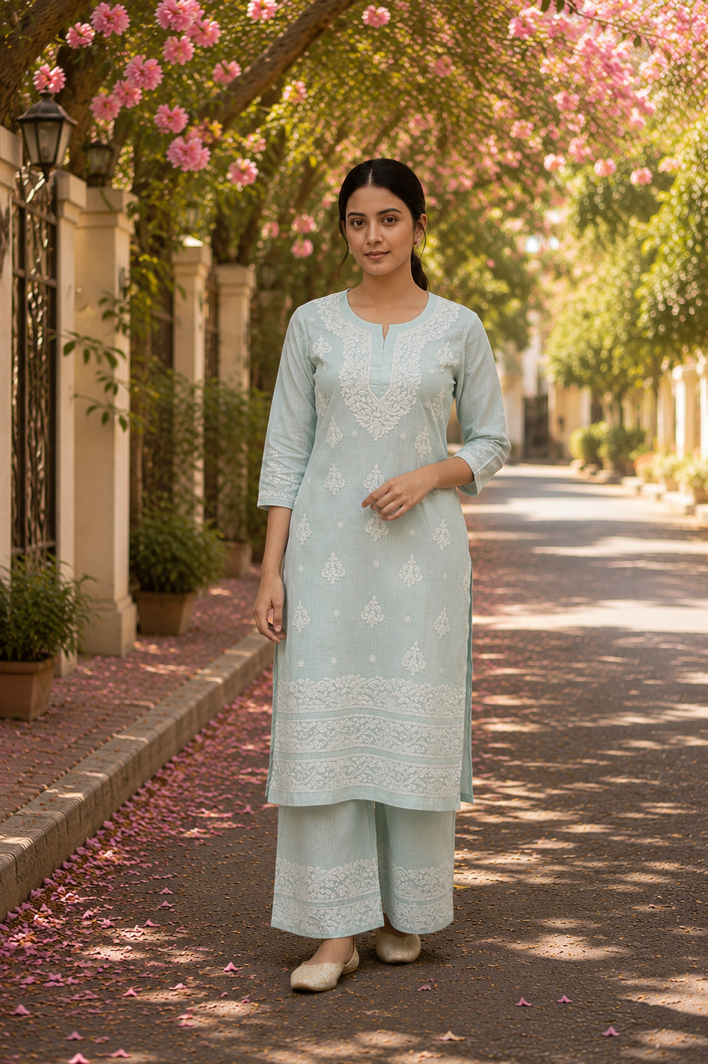 Noor Chikankari Set