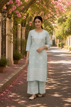 Noor Chikankari Set