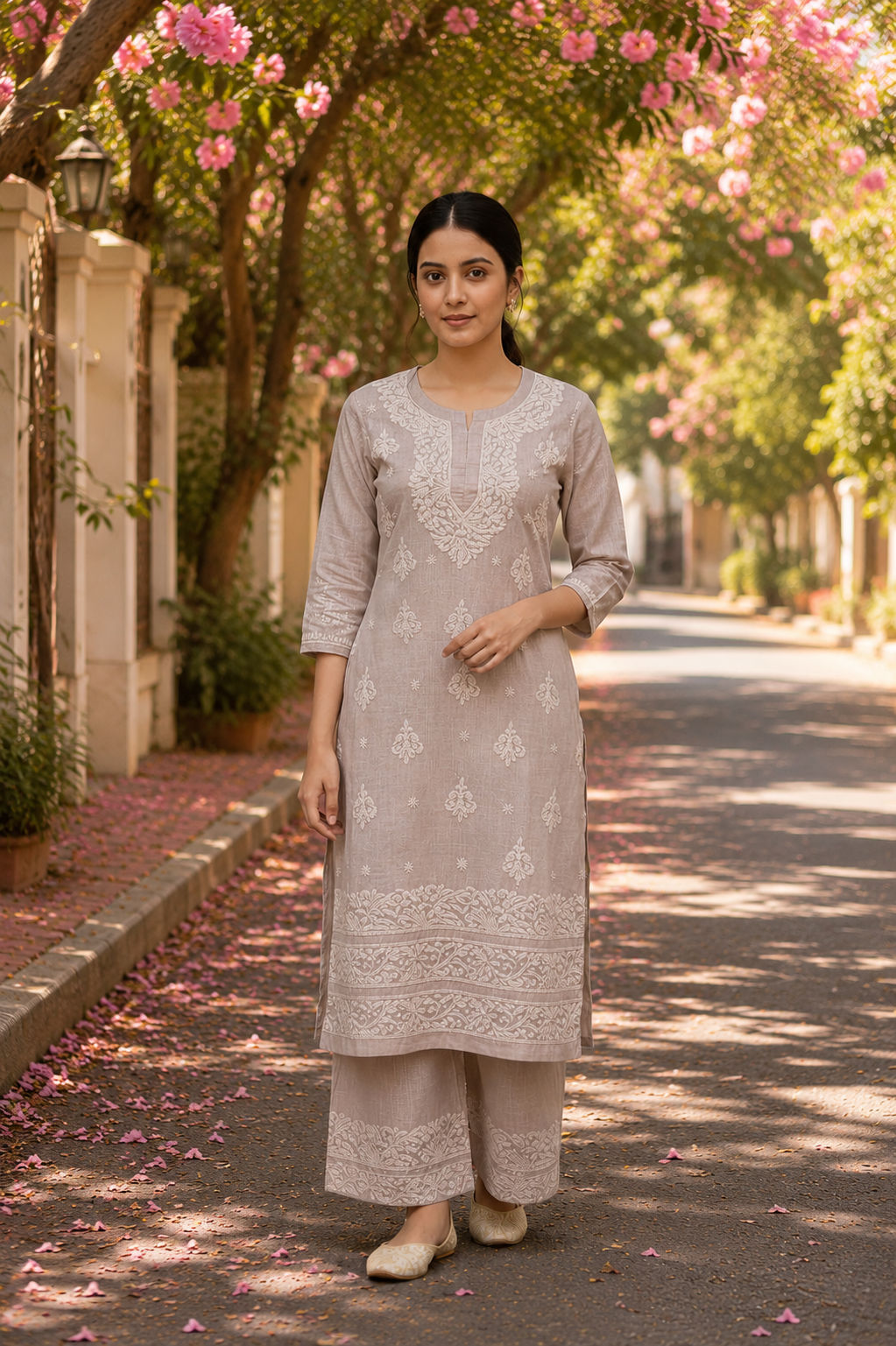 Noor Chikankari Set