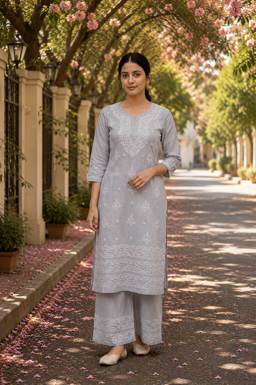 Noor Chikankari Set