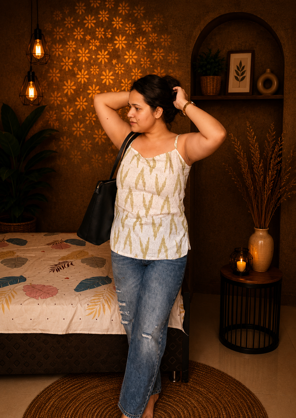 Print Cami Kurti