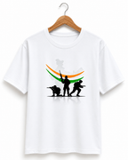 Proud Indian Army Graphic White T-Shirt | Independence Day Special