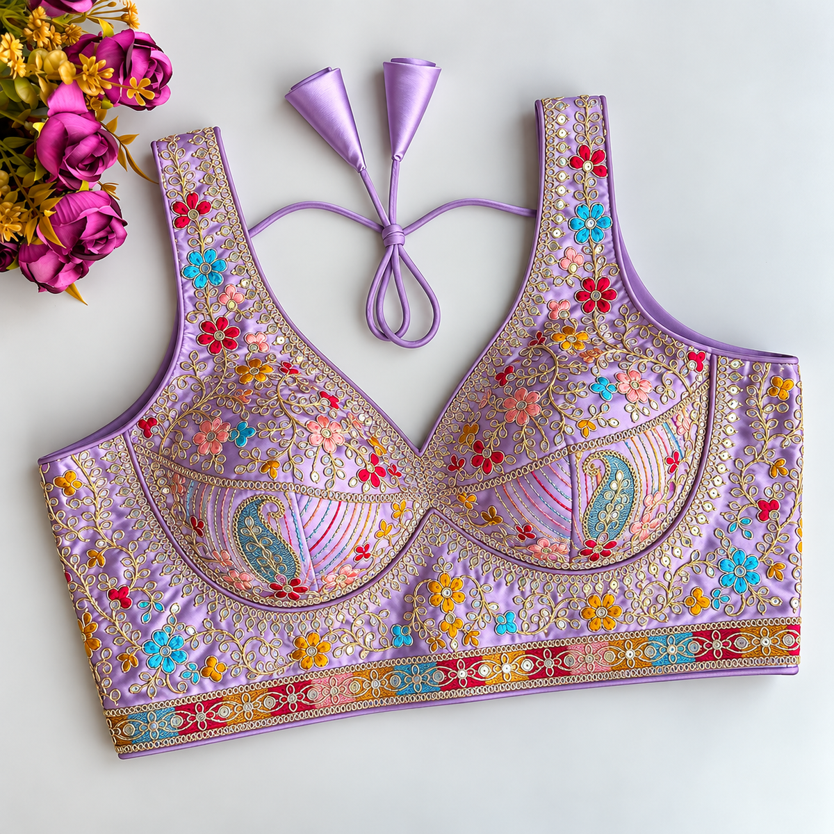 Roman Embroidery Blouse