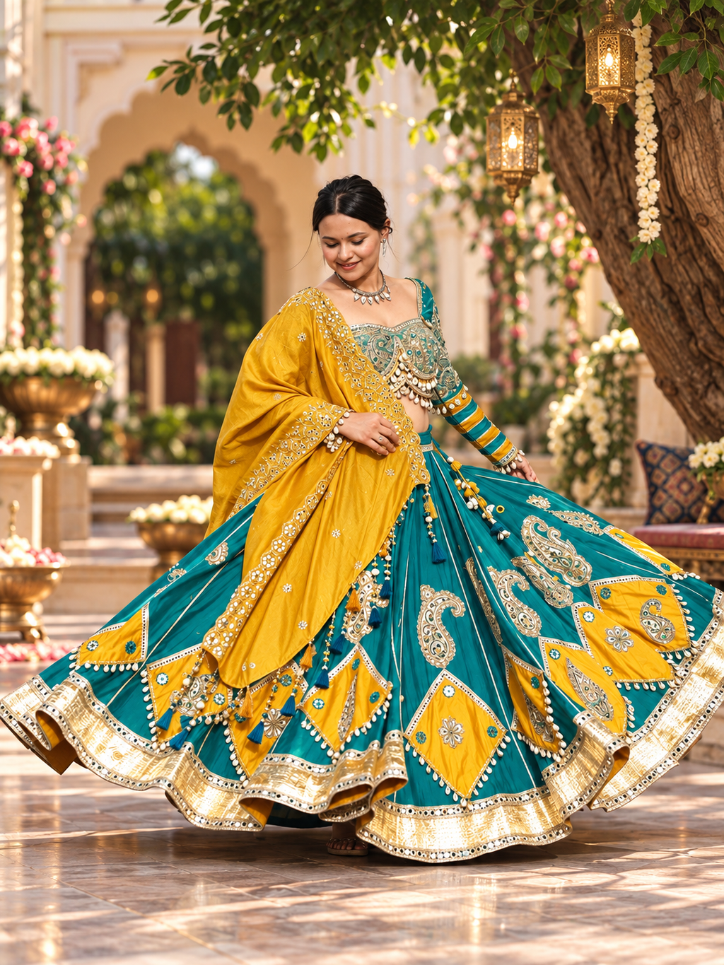 Teal & Gold Elegance