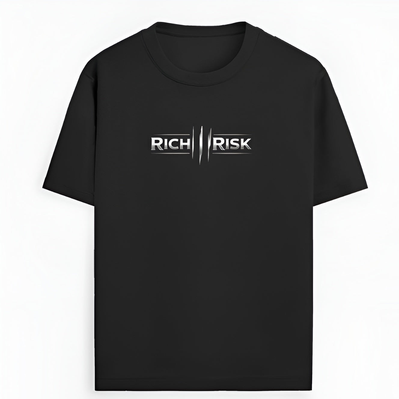 Rich Risk Graphic Streetwear Tee - Premium Cotton Regular Fit Shirt