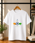 Indian Tricolor Ashoka Chakra Independence Day T-Shirt