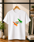 Tricolor Birds Happy Independence Day T-Shirt