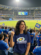 Mumbai Indians Family Pack 1 Man T-Shirt + 1 Girl T-Shirt + 1 Kid T-Shirt + 1 Mug + 1 Pillow