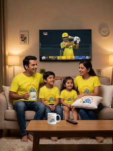 Thala Team Family Pack 1 Man T-Shirt + 1 Girl T-Shirt + 1 Kid T-Shirt + 1 Mug + 1 Pillow