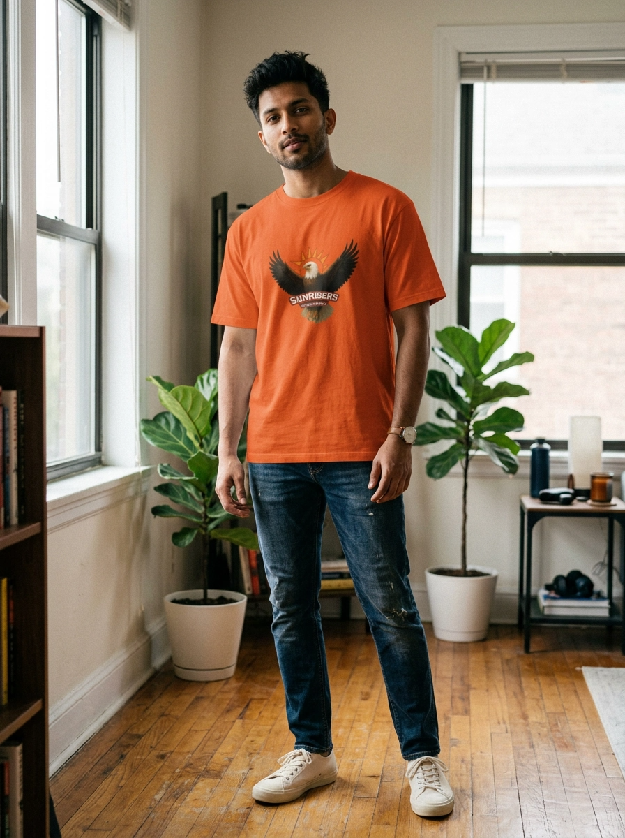 Orange Classic Crew T-Shirt