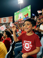 Punjab Kings Family Pack 1 Man T-Shirt + 1 Girl T-Shirt + 1 Kid T-Shirt + 1 Mug + 1 Pillow